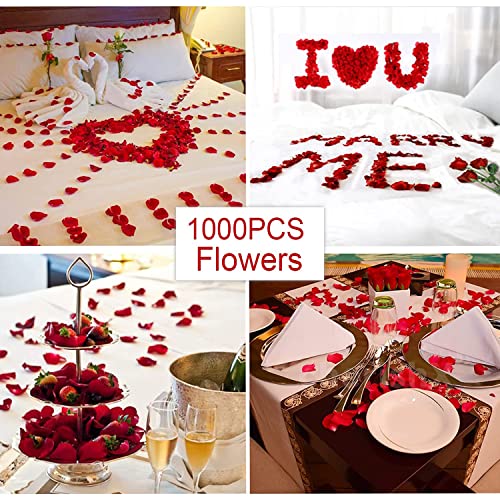 Romantic Decorations, Candles Petals Balloons Decorations Kit - Image 4
