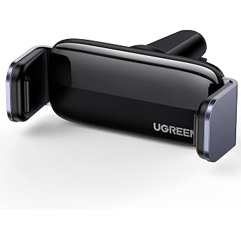 UGREEN Mobile Phone Holder Car Ventilation 360 Rotation Car Mobile Phone | Compact spring-loaded handle, up to 7.1 inches, 36