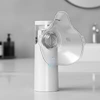 Nebulizador Inalador Ultrassônico Portátil Premium – Silencioso, Recarregável USB para Crianças e Adultos