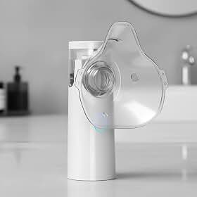 Nebulizador Inalador Ultrassônico Portátil Premium – Silencioso, Recarregável USB para Crianças e Adultos