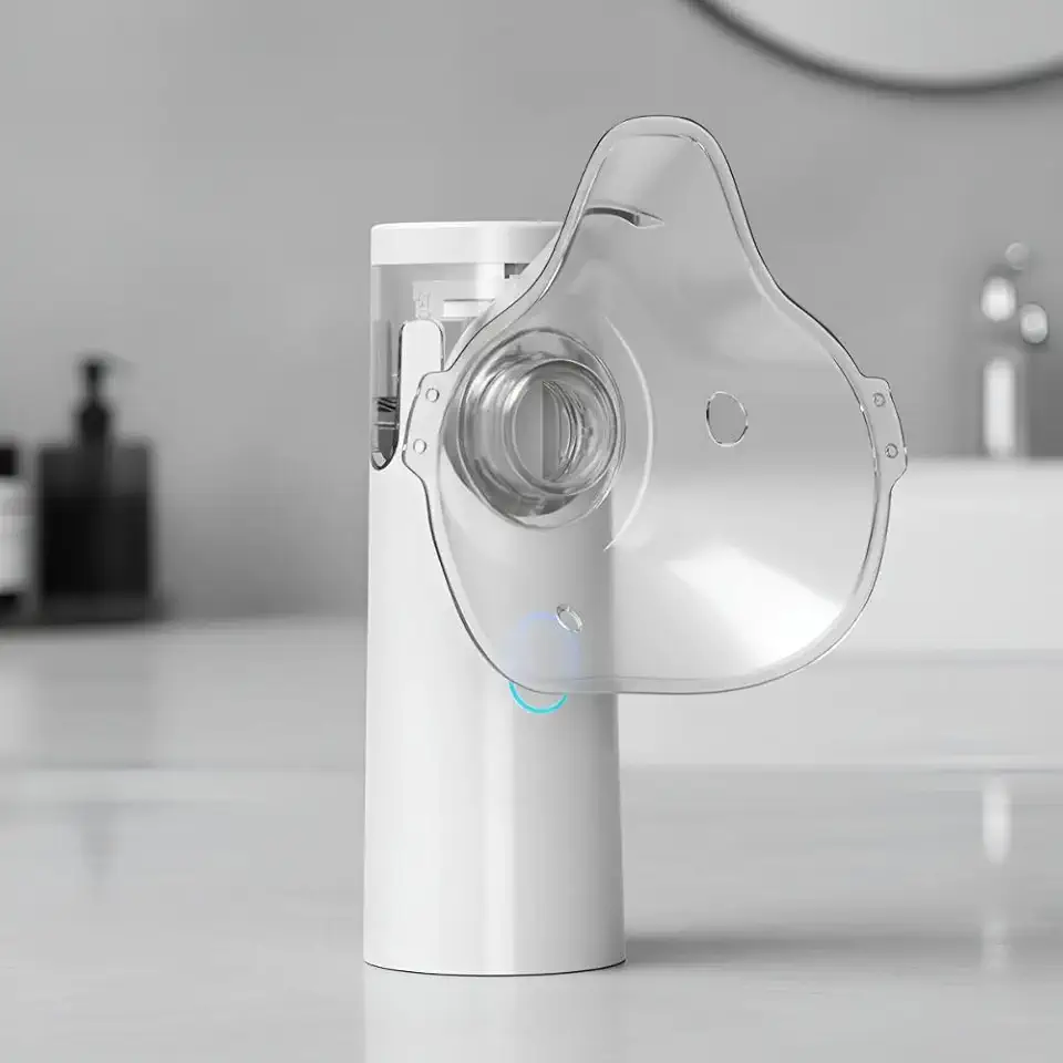Nebulizador Inalador Ultrassônico Portátil Premium – Silencioso, Recarregável USB para Crianças e Adultos