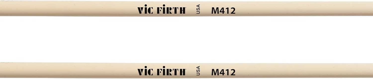 Vic Firth Articulate Series Keyboard Mallet, Medium Synthetic, Round (M412)
