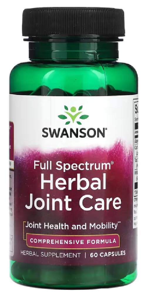 Swansons Swanson - Full Spectrum Herbal Joint Care | Joint and Mobility Support - 60 Capsules