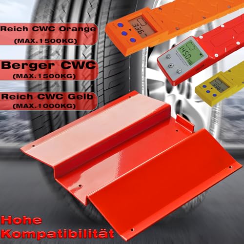 xxjolavv Kompatibel mit dem Reich Berger CWC-Gewichtsmaßstab verstärkte überharte montagefreie Hilfsrampe für Anhänger Wohnmobile Campingwagen und Karavanen zur Gewichtskontrollmessung