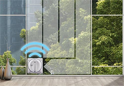 ECOVACS WINBOT W930 demonstrating Pathfinder Navigation on a large window.