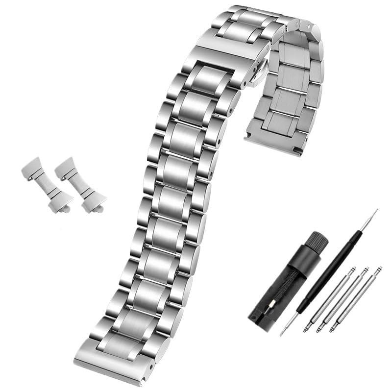 Bracelet de montre en acier inoxydable élégant et durable pour hommes