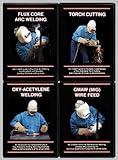 GMAW & Flux Core & Oxy-Acetylene & Torch Cutting (4 DVD Welding Set!)