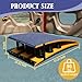 Pool Diving Board for Adults, Gymnastics Springboard with High-Elastic Springs, Non-Slip Surface, Heavy-Duty Wood Frame, Diving Platform for Poolside or Vault Training (Grey 9-spring Upgrade)