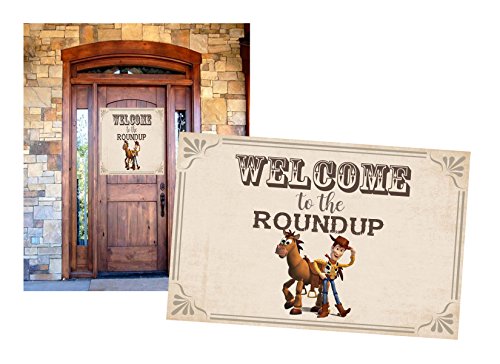 Silly Goose Gifts Toy Story and Woody Bullseye Themed Party Decoration Kit Set Bundle Welcome Decor