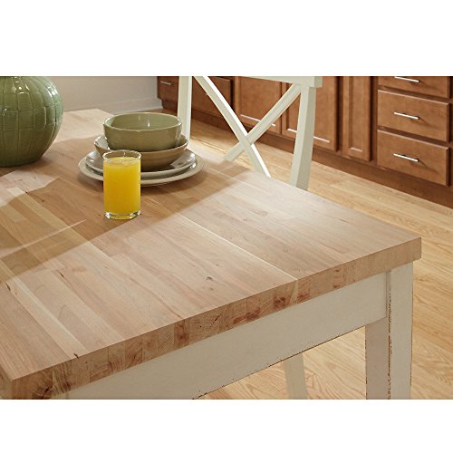 Unfinished Cherry Butcher Block Table/Counter/Island Top With Square Edge 12"W X 12"L X 1-1/2"Thick #TOP3