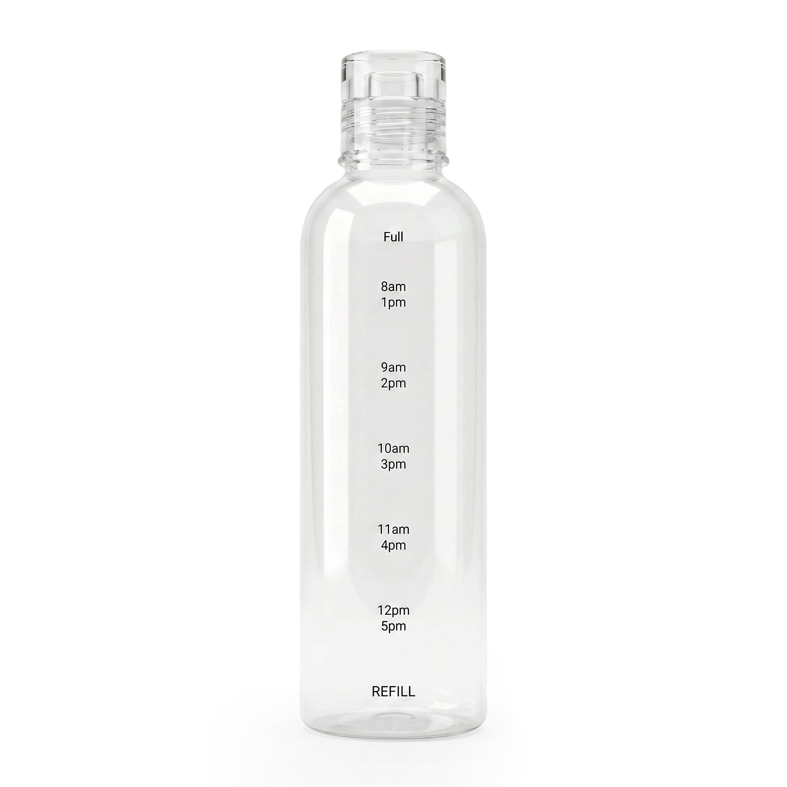 Anjing Sports Water Bottle with Time Marker 500ML Transparent Sports Hydration Bottle – Leak-proof & BPA Free Bicycle Bottle for Running Gym Yoga Outdoors