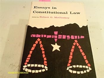 Paperback Essays in Constitutional Law Book