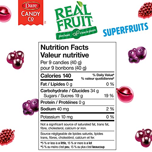 Dare RealFruit Superfruits Gummies, 350g miniatura 2