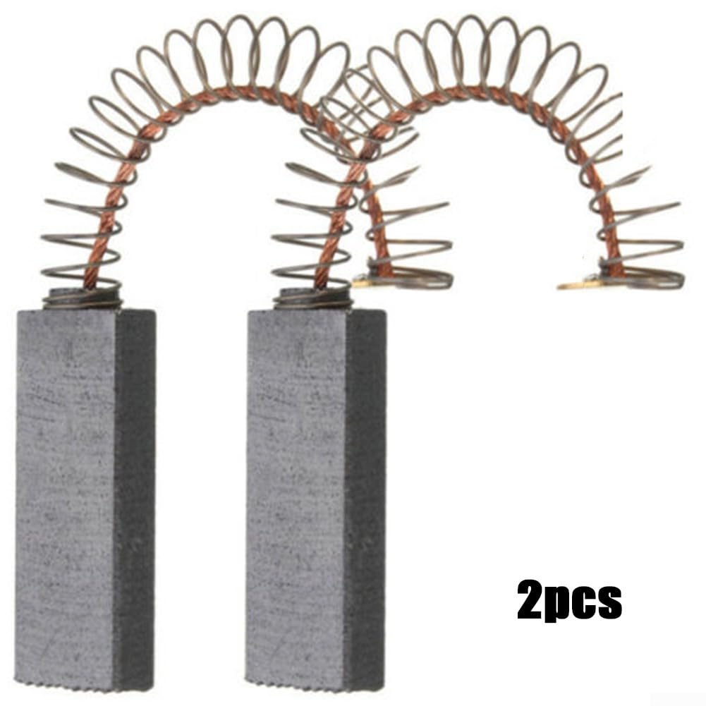 2 Spazzole Di Carbone Uxcell 22x16x6mm Con Filo Metallico 5cm Per Motori Elettrici - Foto 4