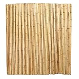 4FT x 6FT Natural Bamboo Fence Roll, Outside Bamboo...