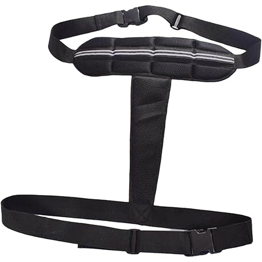 Wheelchair Belt Harness Adjustable Black