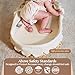 Premium Baby Changing Basket – Handwoven Wicker Basket for Baby – Waterproof Pad + Linen Cover – Scalloped Changing Basket for Baby Dresser - Moses Basket Bassinet -