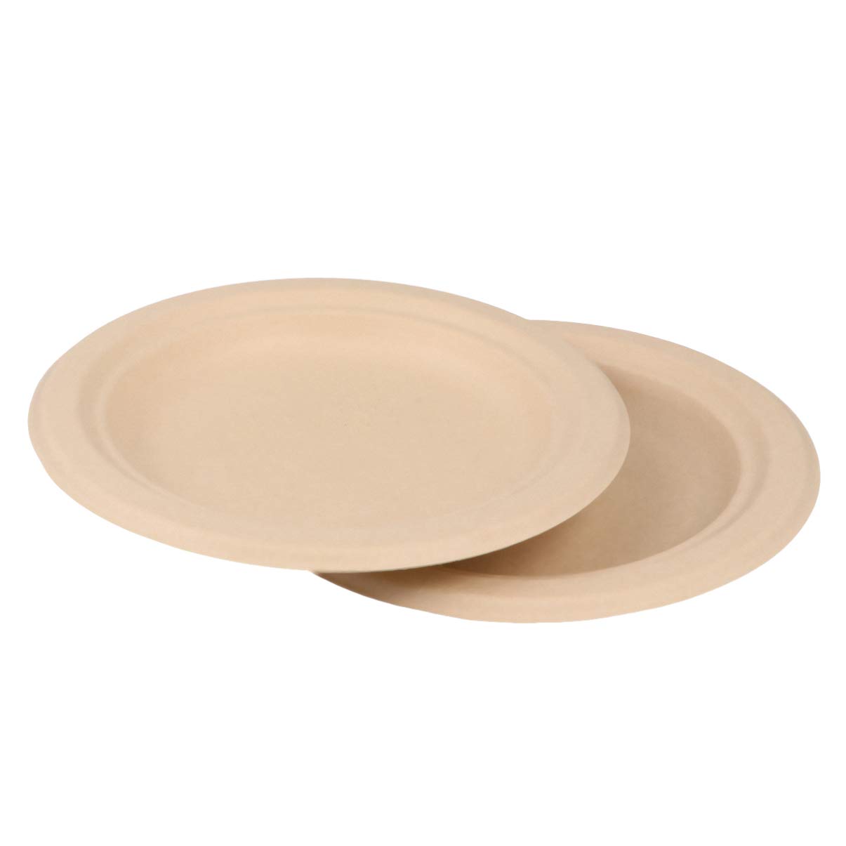 Healifty 100 Pezzi 6 Piatti Di Piatti Compostabili Planchas Piatti Biodegradabili Monouso Stoviglie Compostabili Piatti Piani Compostabili Piatto Rotondo Di Frutta Vassoio