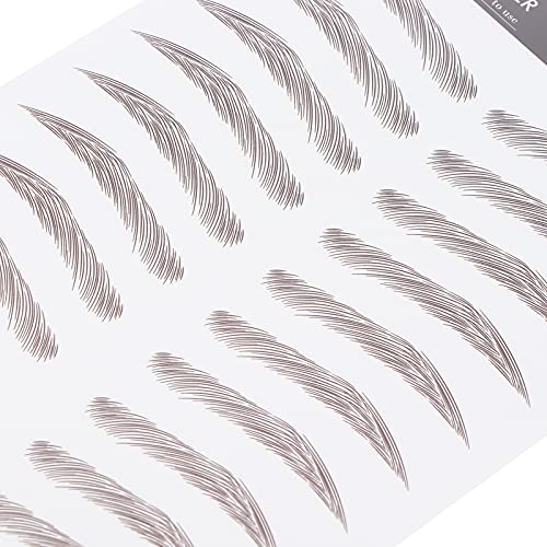 Eyebrow Transfers Stickers for Women & Girls -, Lasting, Peel-Off False Eyebrows in BROWN-07, Look Makeup Solution - Image 3