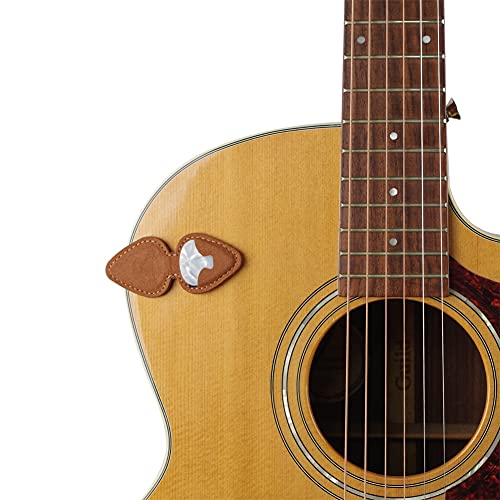 RPG-6 Étui de rangement magnétique en cuir pour médiators de guitare Marron - Les Beatles, Paul McCartney, John Lennon, RIngo Starr, George Harrison RPG-6 Étui de rangement magnétique en cuir pour médiators de guitare Marron – Image 6