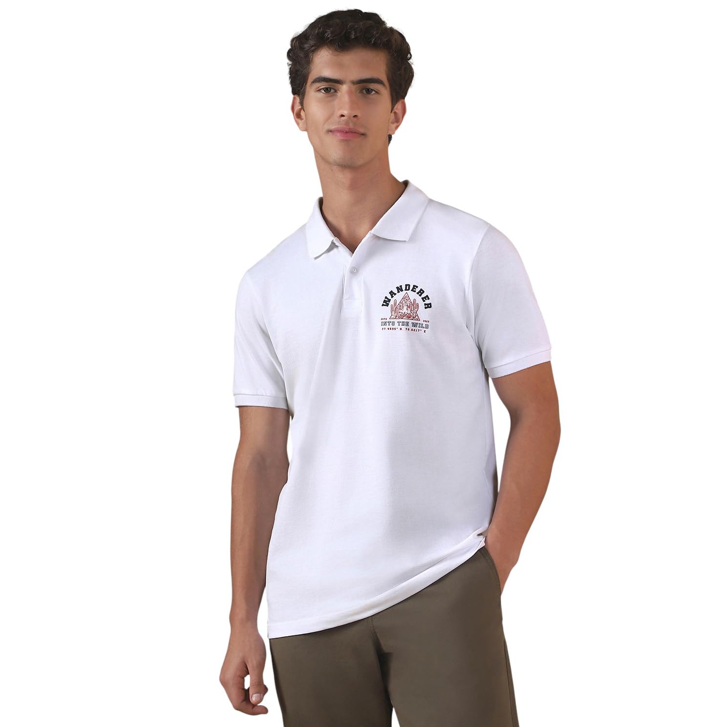 FYLTR Men’s Slim Fit Polo T-Shirt with Contrast Tipping Collar – Soft Handfeel | Casual T-Shirts for Men