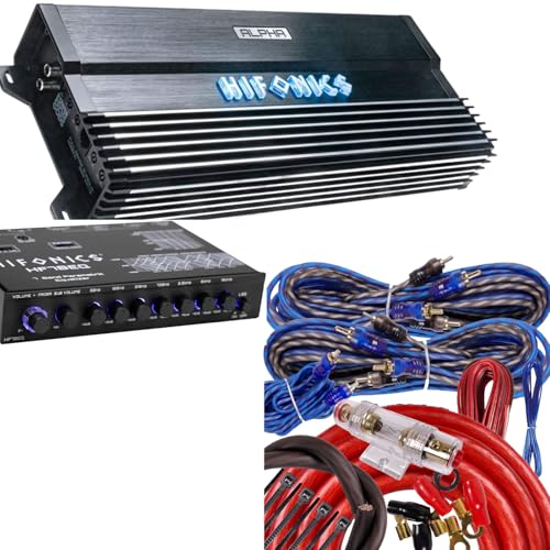Hifonics Alpha A2500.5D 2500W 5-Channel Car Amplifier Kit