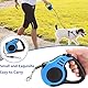 Hundeleine,5 m Einziehbar Hundeleine,Hundeleine Ausziehbar mit Anti-Rutsch Griff,Hundeleine Gurt Rollleine für Training und Spaziergänge für Kleine und Mittelgroße Hunde bis 15kg(Blau)