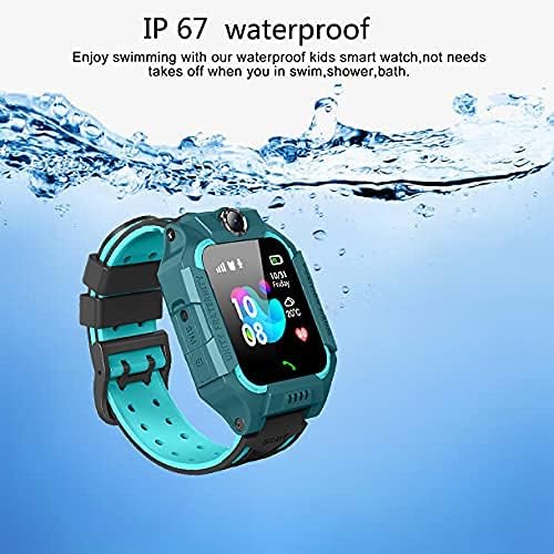 Amazon.com: SmartWatch para niños LBS Tracker – IP67 impermeable reloj  inteligente con SOS voz Chat cámara linterna despertador reloj digital  reloj de pulsera smartwatch 3-12 niñas niños regalos de cumpleaños  (impermeable verde) :