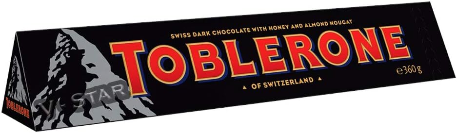 New TOBLERONE Christmas 360g BAR Chocolate Collection (TOBLERONE Dark 360g)