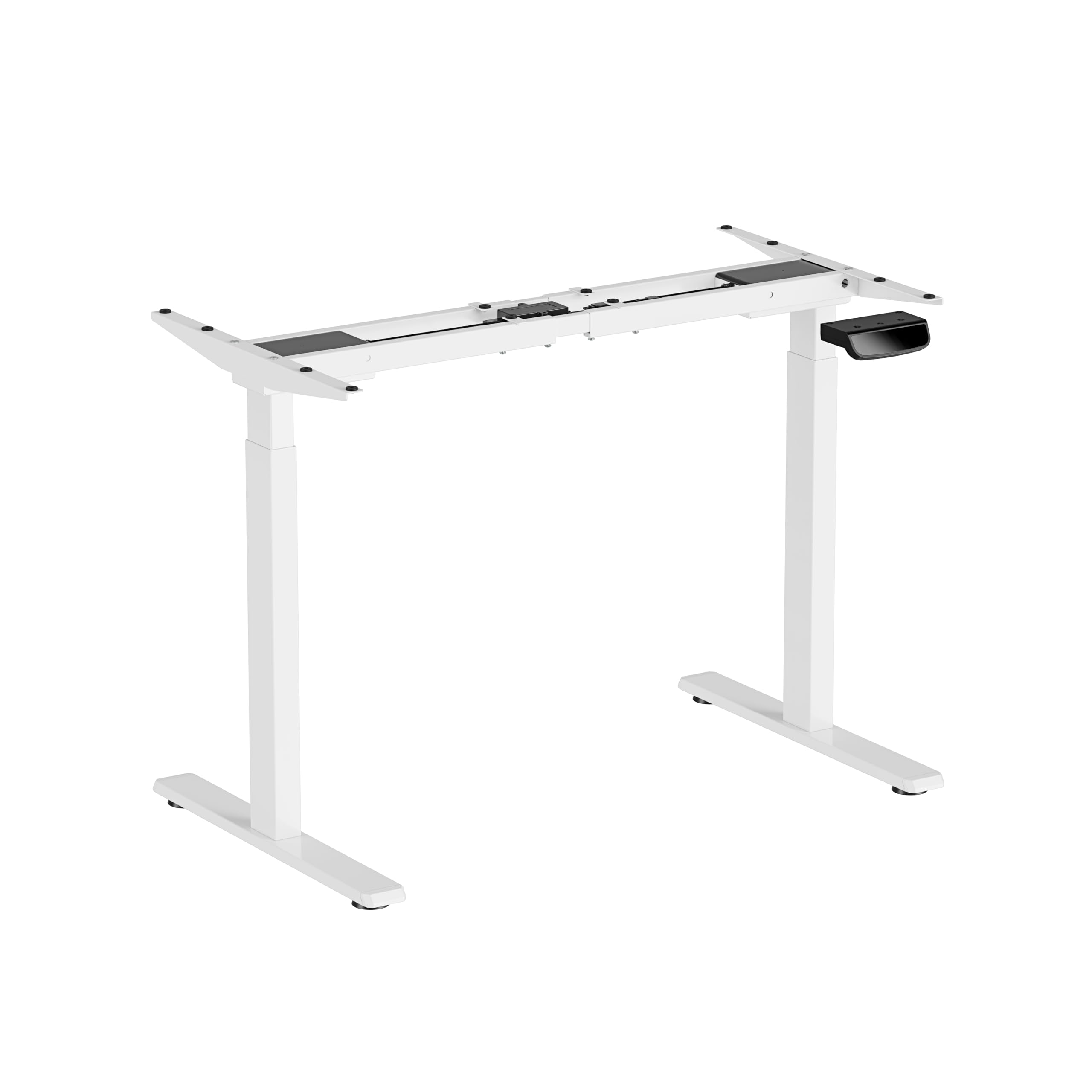 ErgoYou - Electric Height Adjustable Standing Table - Dual Motor 2 Stage - E4 Series - Ergonomic Sit Stand Computer Desk (No Table Top, Only Steel Frame)
