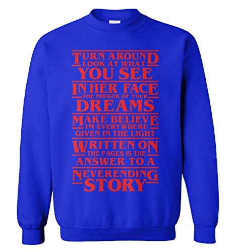 Haase Unlimited Strange Neverending Story Lyrics - TV Show Unisex Crewneck Sweatshirt - Main Image