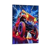 DFENILROP Offroad-Jeep Wandbild, Autoliebhaber Poster 
