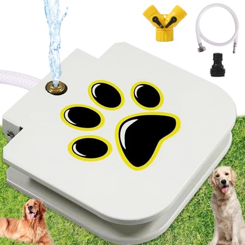 Outdoor Dog Water Fountain Step On