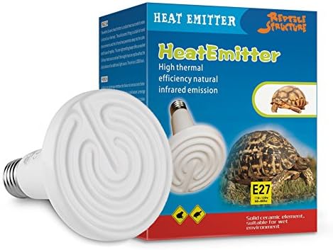 NOMOYPET Ceramic Infrared Heat Emitter Lamp Bulb, 100 Watts