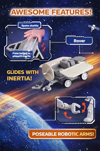 Image of Rocket Toy Science Toy Chandrayaan Space Mission Toy Set for Kids | ISRO Inspired Mars Orbiter Mission & Gaganyaan Playset with Rocket, Shuttle, Rover & Astronauts (Space Explorer)