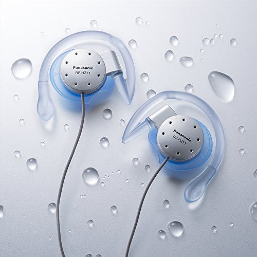 Image of Panasonic RP-HZ11-S Ear-Hook Headphones Water Resistant RPHZ11 Silver /GENUINE