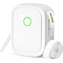 Mini Label Maker Machine, Bluetooth Thermal Label Printer, Portable Sticker Printer, Thermal Printer Rechargeable Labeler for Price Tag & Food Date, Compatible with iOS Android, White