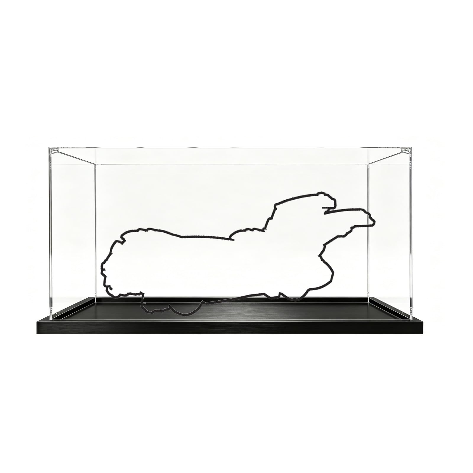 Acrylic Display Case Compatible with Lego 76333 Model, Dustproof Transparent Storage Box, Compatible with Lego 76333 (Model Not Included) (2mm)