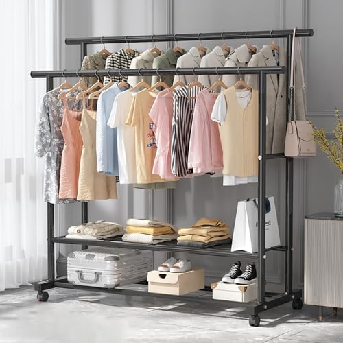Armario Abierto COSTWAY Perchero Burro Ropa De Metal, Perchero De