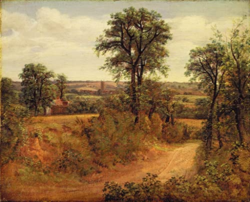 Toile John Constable une voie près de Dedham pour sublimer un salon chaleureux 60x90cm