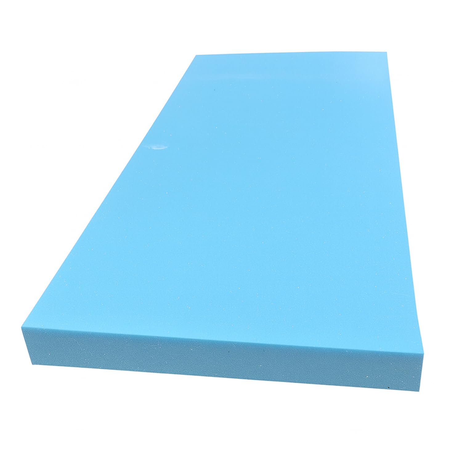 Brillars High Density Blue Firm Upholstery Foam Sheet – Cut to Size DIY Cushion Foam for Sofa, Chair, Seat, Bed & Campervan – Fire Retardant – Made in UK (60"x20"x2.5")