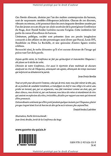 Paroles d'avocats: Anthologie d'éloquence judiciaire (2020)