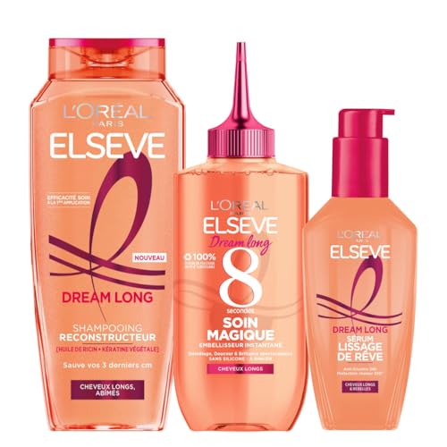 Crème Sauveuse de Pointes Elseve Dream Long Réparer Longueurs Abîmées Sans Couper