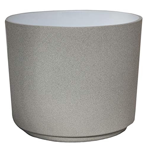 Ivyline Leon Granite Planter D20.5Cm, One Size, 99420LG - Image 2