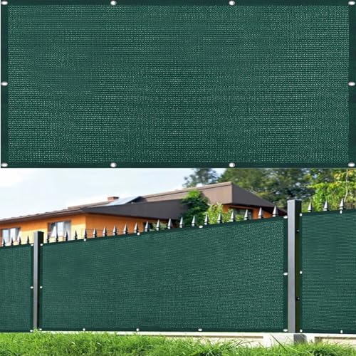 Brise vue balcon 140 x 340 cm vert opaque résistant au vent