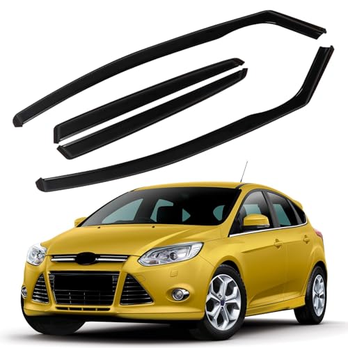 in Channel Rain Guards Fit for 2012-2017 Ford Focus Hatchback/Sedan by CHYKORLA - Used condition - US$42.50