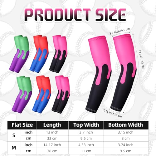 Image of Shyyween 6 Pair Arm Sleeve for Youth Kid Boy