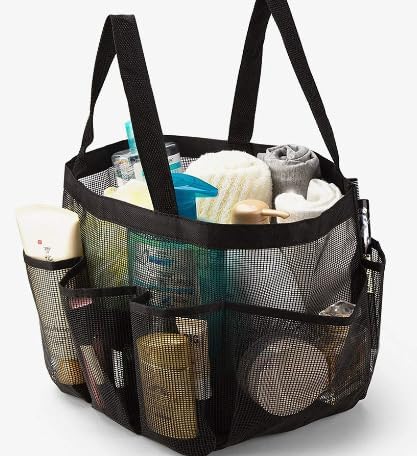 Travel Shower Caddy with Towel and Toiletry Set for Hotel Vacation