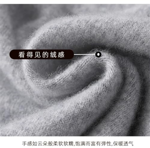 Men's Round Neck Knitted Sweater Long Sleeve Knitted Pullover Jumper Slim Fit Pullover3