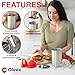 Oleex Lunch Meat Press Mold for Deli Meats-Homemade Ham Maker Meat Press Tool with Cooking Thermometer, 10 cooking bags & Recipe book-Multipurpose Stainless Steel Pressure Sandwich Lunchmeat Maker